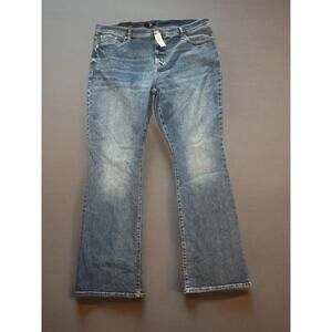 Banana Republic Size 35/20 TALL Vintage Stretch Bootcut Jeans Plus Size Med Wash